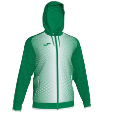 Олімпійка Joma SUPERNOVA зелено-біла з капюшоном 101285.452