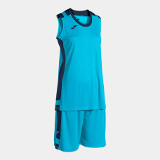 Жіночий комплект баскетбольної форми Joma LIDER бірюзовий 902561.013 Жіночий комплект баскетбольної форми Joma LIDER бірюзовий 902561.013
