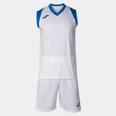 Комплект баскетбольної форми біло-синій JOMA FINAL II 102849.207