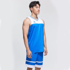 Комплект баскетбольної форми синьо-білий KELME 8252LB1002.9409