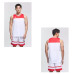 Комплект баскетбольної форми біло-червоний KELME 8252LB1002.9107 Комплект баскетбольної форми біло-червоний KELME 8252LB1002.9107