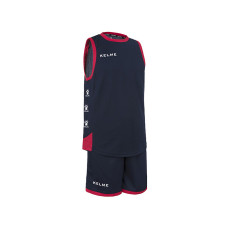 Комплект баскетбольної форми т.синьо-рожевий KELME VITORIA 80803.0059