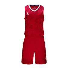 Комплект баскетбольної форми червоний KELME BRUKLIN 3591052.9600