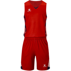 Комплект баскетбольної форми червоний KELME DENVER 8052LB1002.9600