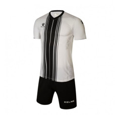 Комплект футбольної форми KELME BARCELONA біло-чорний 3991536.9103 Комплект футбольної форми KELME BARCELONA біло-чорний 3991536.9103
