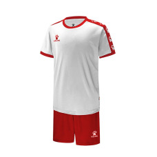 Комплект дитячої футбольної форми KELME COLLEGUE біло-червоний 3883033.9107 Комплект дитячої футбольної форми KELME COLLEGUE біло-червоний 3883033.9107