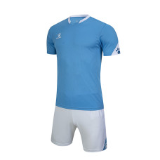 Комплект дитячої футбольної форми KELME GIRONA (JR) блакитно-білий 3803099.9476