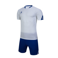Комплект футбольної форми KELME GIRONA біло-синя 3801099.9104